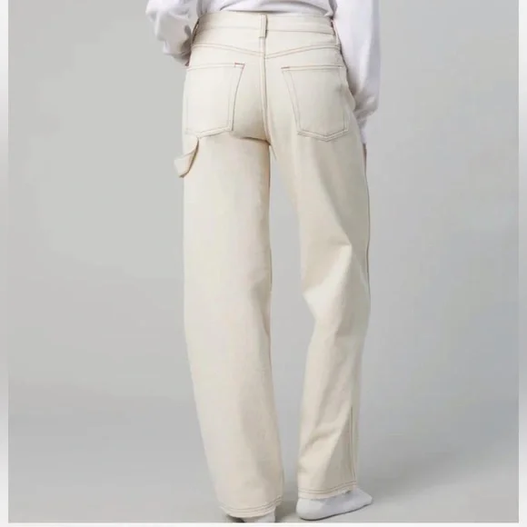Women's Cream Jeans - Picture 2 of 6